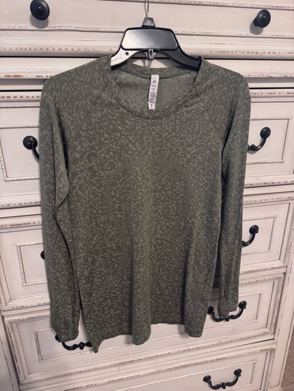 lululemon athletica Long-Sleeve Performance Top - Olive Speckle